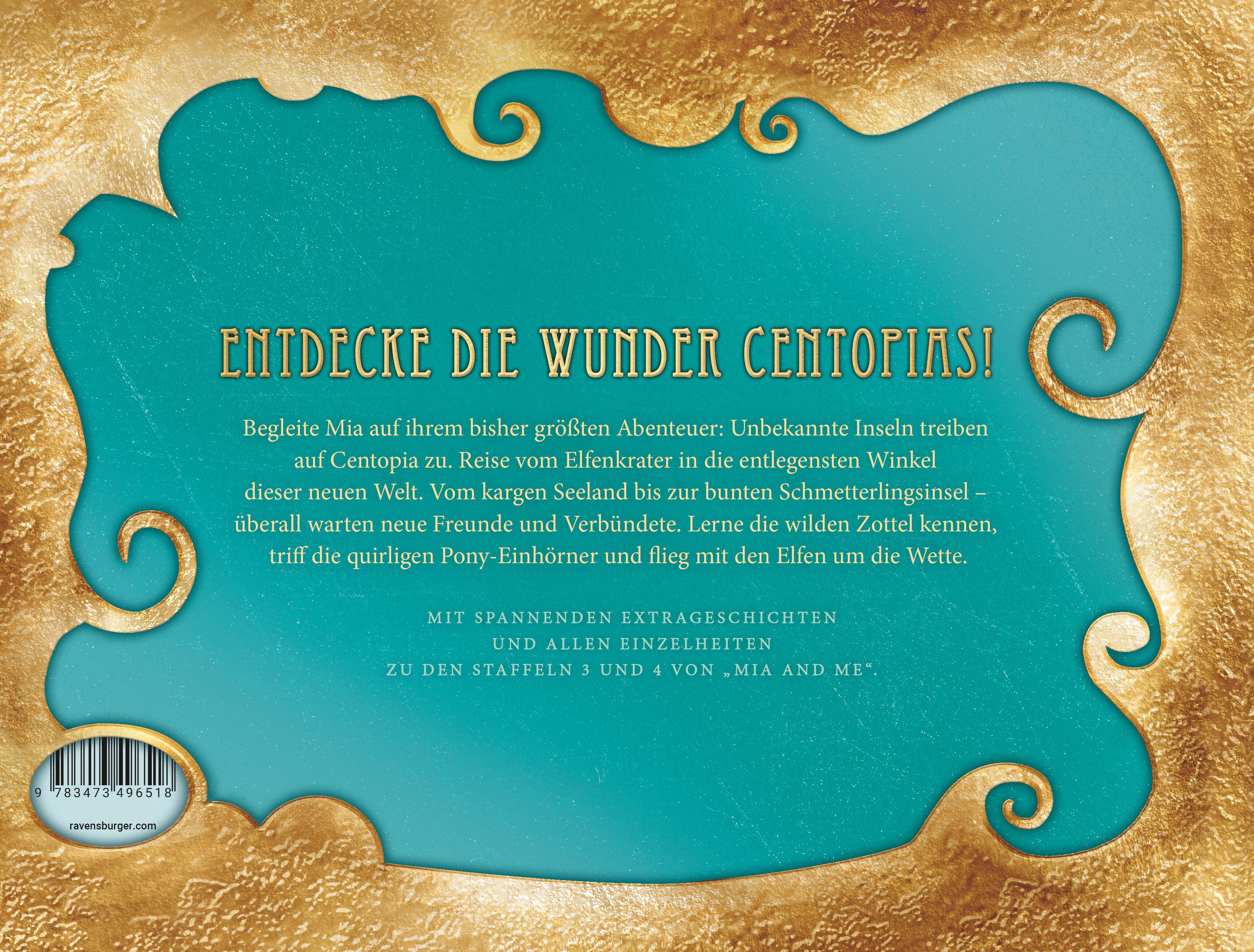 Rückseitencover Mia and me - Die Legende von Centopia