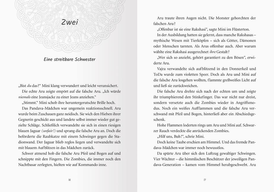 Beispielinhalt (Bild) Aru gegen die Götter, Band 2: Im Reich des Meeresfürsten
