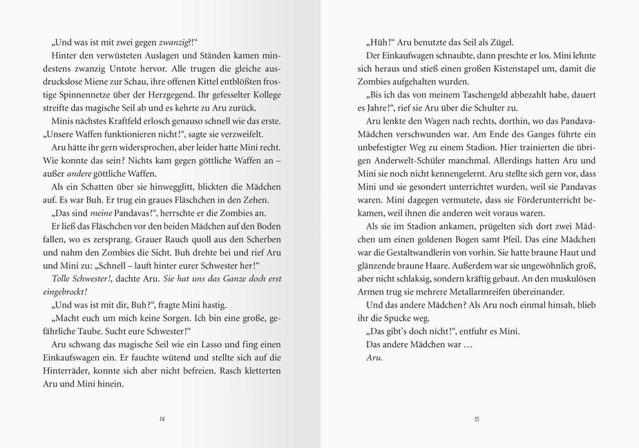 Beispielinhalt (Bild) Aru gegen die Götter, Band 2: Im Reich des Meeresfürsten