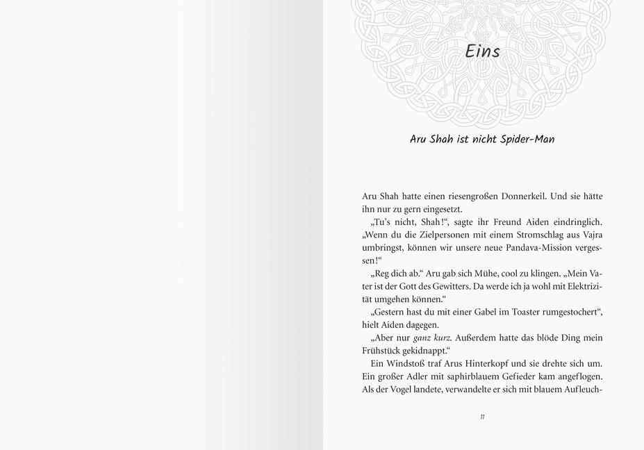 Beispielinhalt (Bild) Aru gegen die Götter, Band 3: Das Geheimnis des Wunschbaums