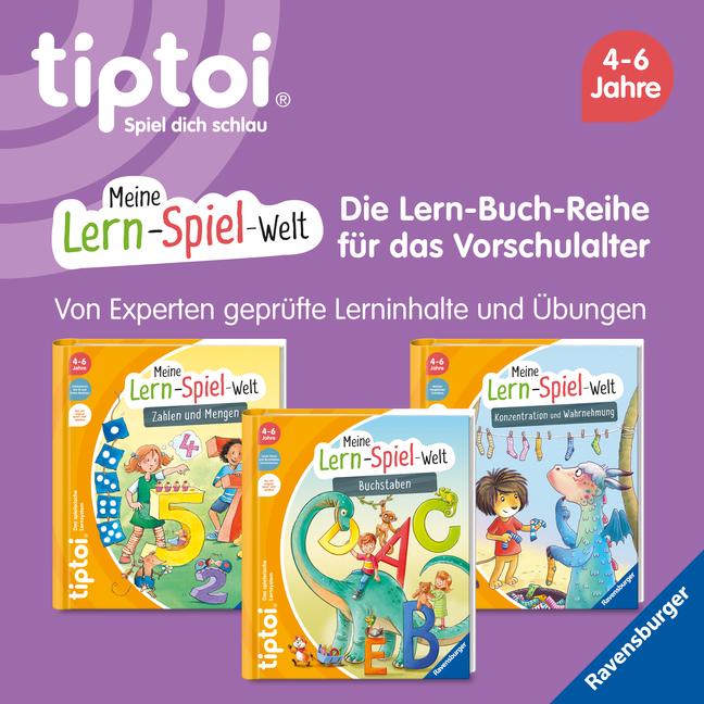 Beispielinhalt (Bild) tiptoi® Meine Lern-Spiel-Welt - Buchstaben