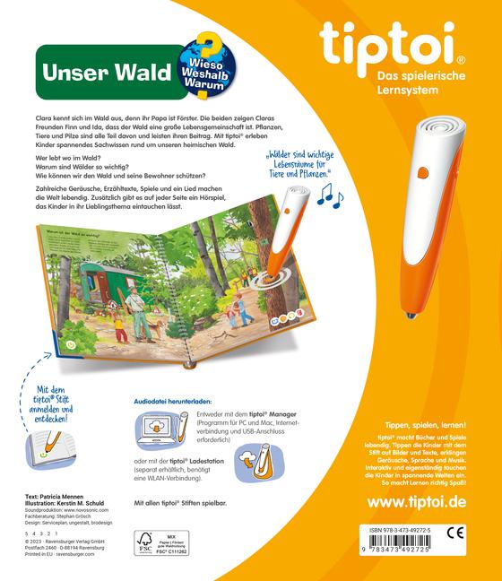 Beispielinhalt (Bild) tiptoi® Wieso? Weshalb? Warum? - Unser Wald