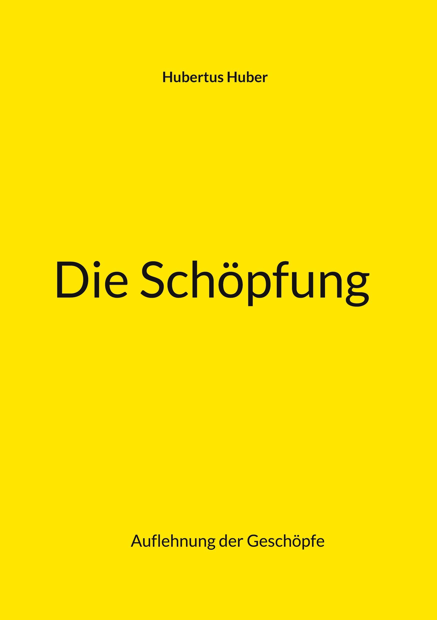 Vorderes Coverbild Die Schöpfung