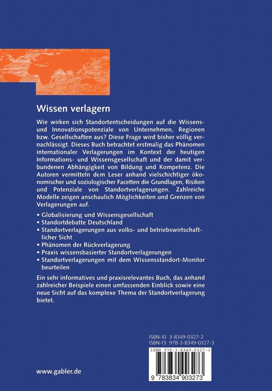 Rückseitencover Wissen verlagern