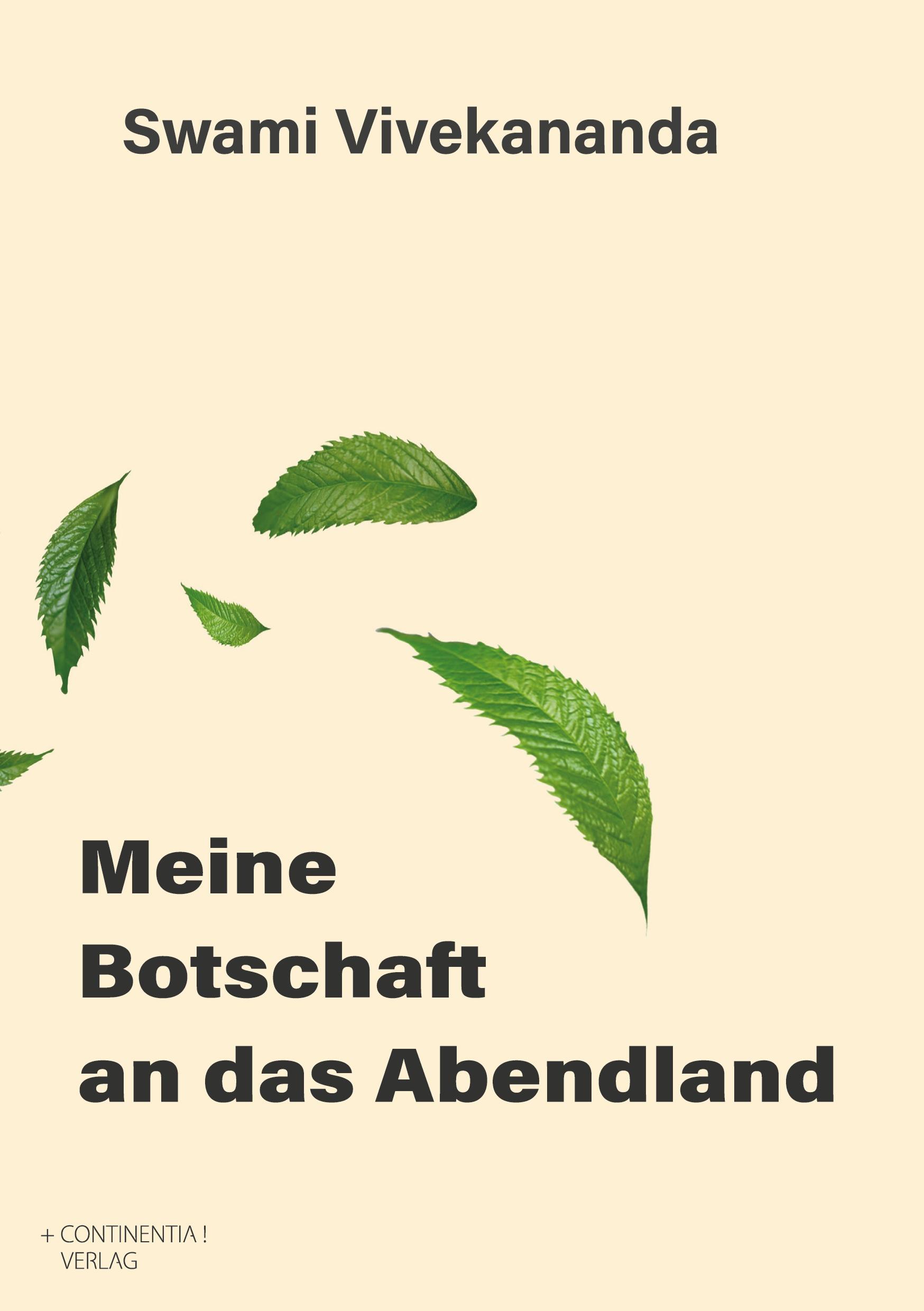 Vorderes Coverbild Meine Botschaft an das Abendland