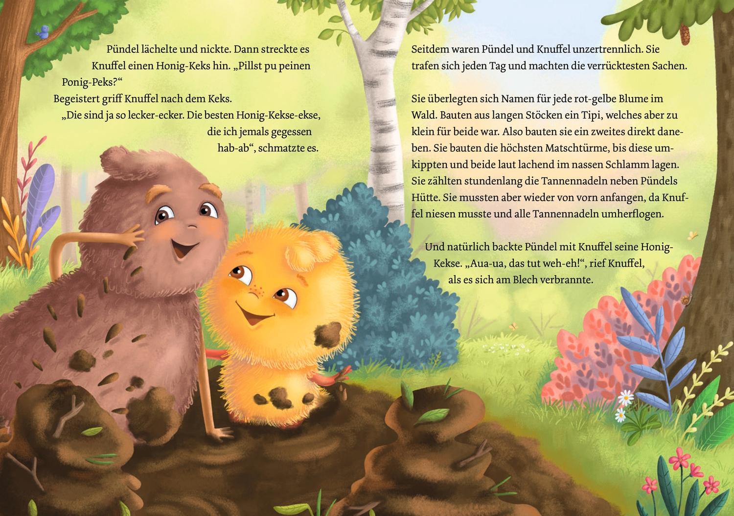 Beispielinhalt (Bild) Das Pündel und die Honig-Kekse