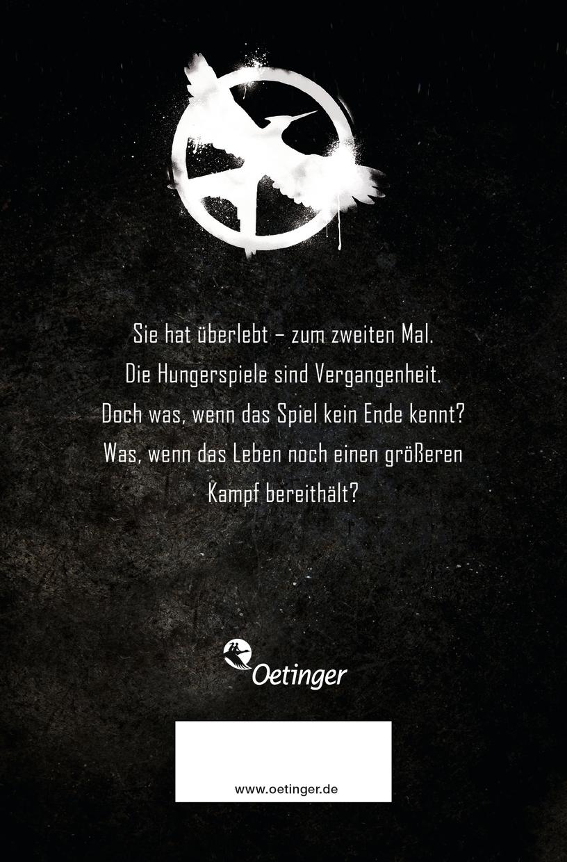 Rückseitencover Die Tribute von Panem 3. Flammender Zorn