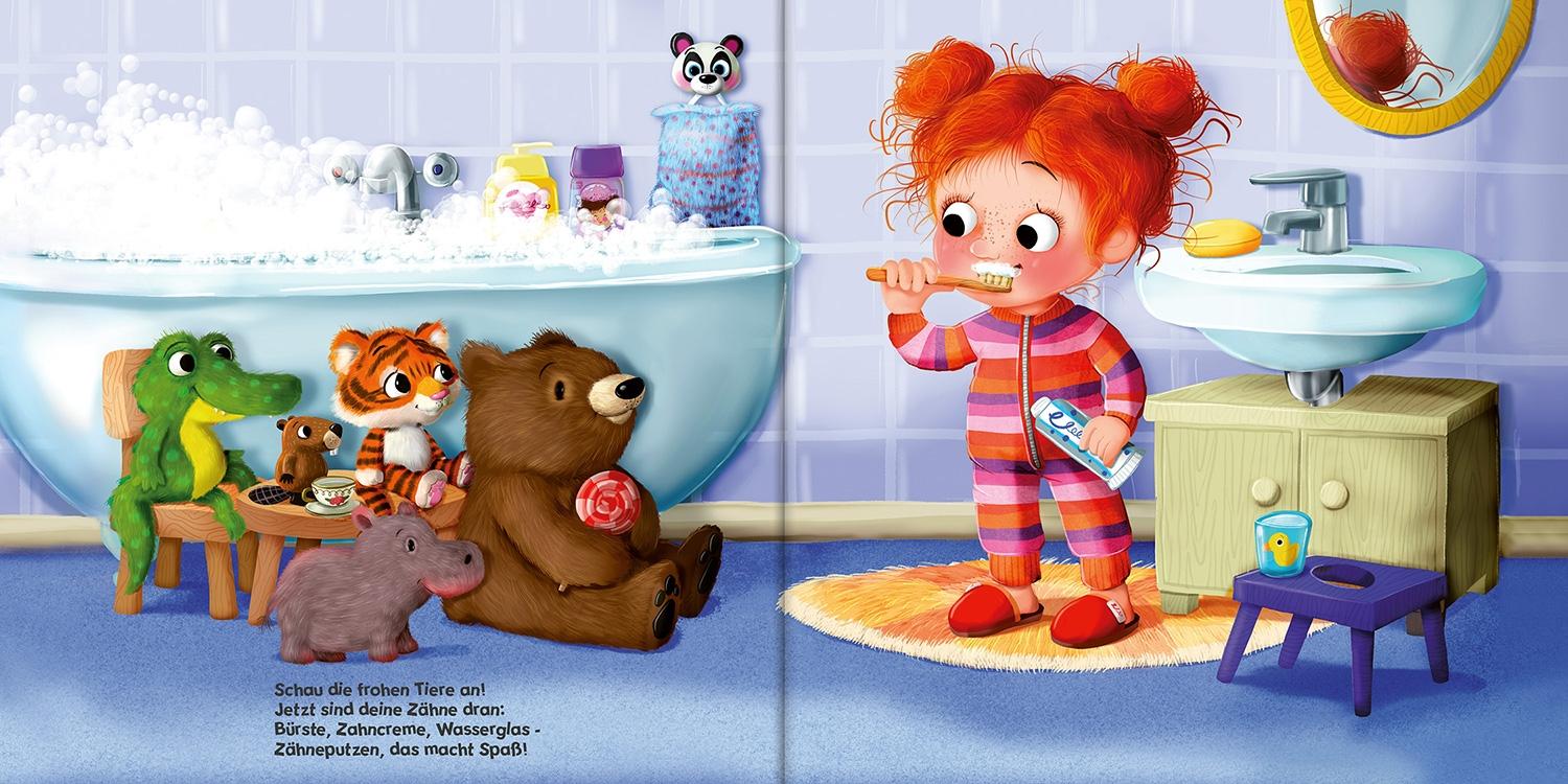 Beispielinhalt (Bild) Putz die Zähne blitzeblank!