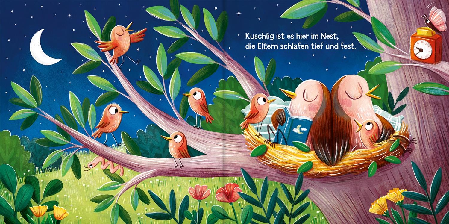 Beispielinhalt (Bild) Wir sind noch wach und machen Krach!