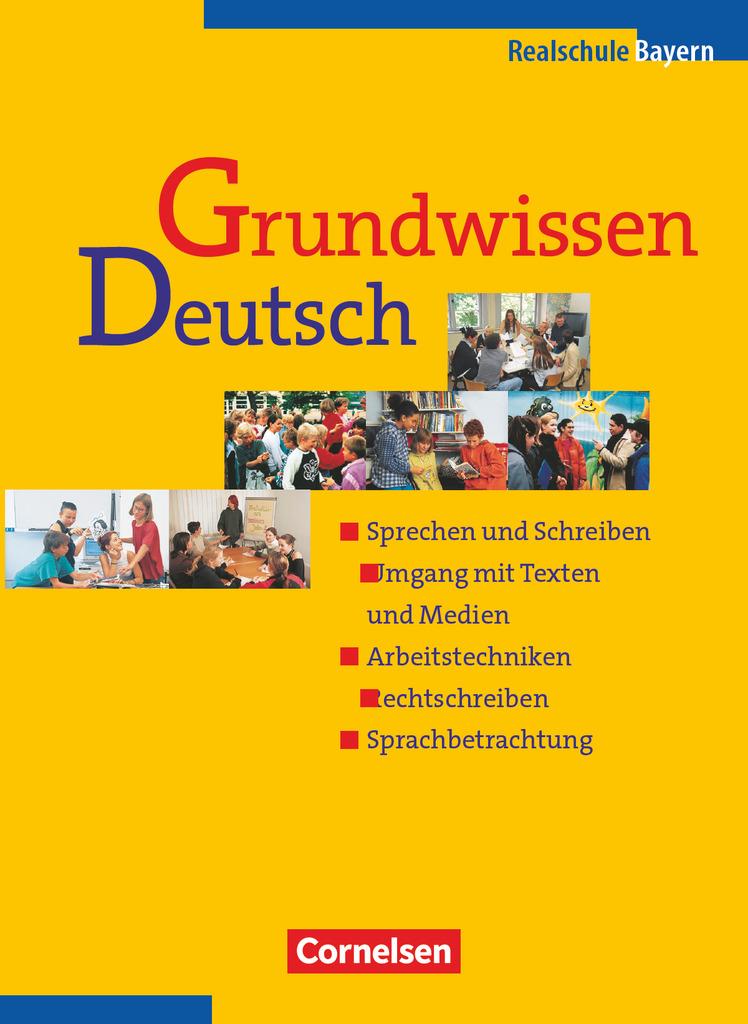 Vorderes Coverbild Grundwissen Deutsch. 5. - 10. Schuljahr. Schülerbuch. Neue Rechtschreibung