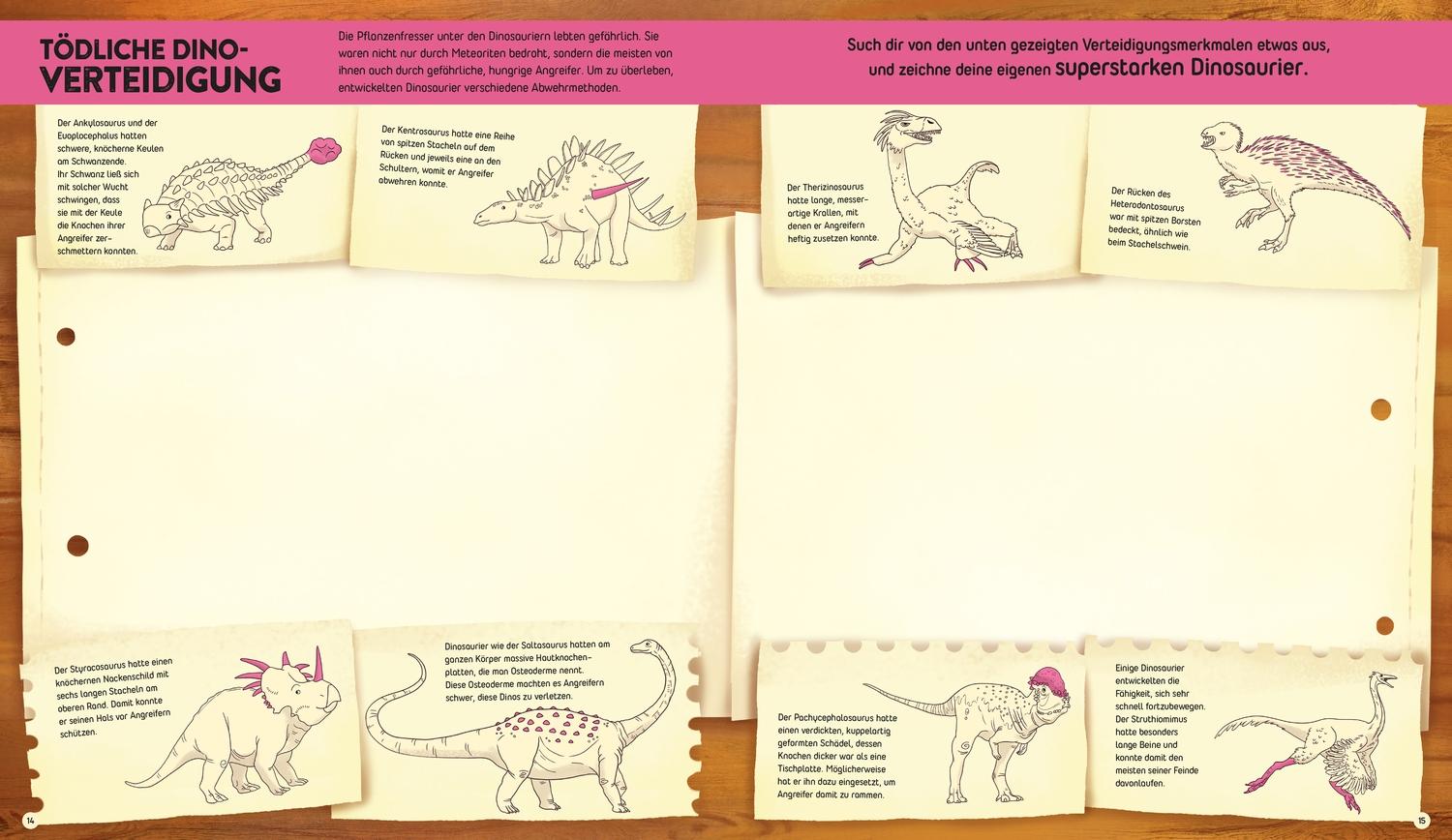 Beispielinhalt (Bild) Entdecker-Box: Dinosaurier