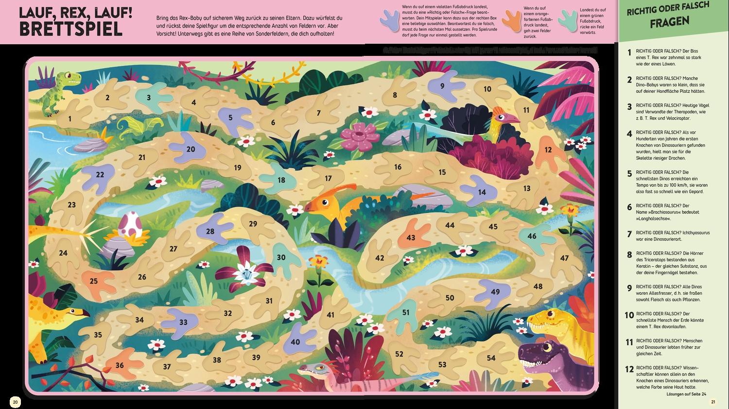 Beispielinhalt (Bild) Entdecker-Box: Dinosaurier