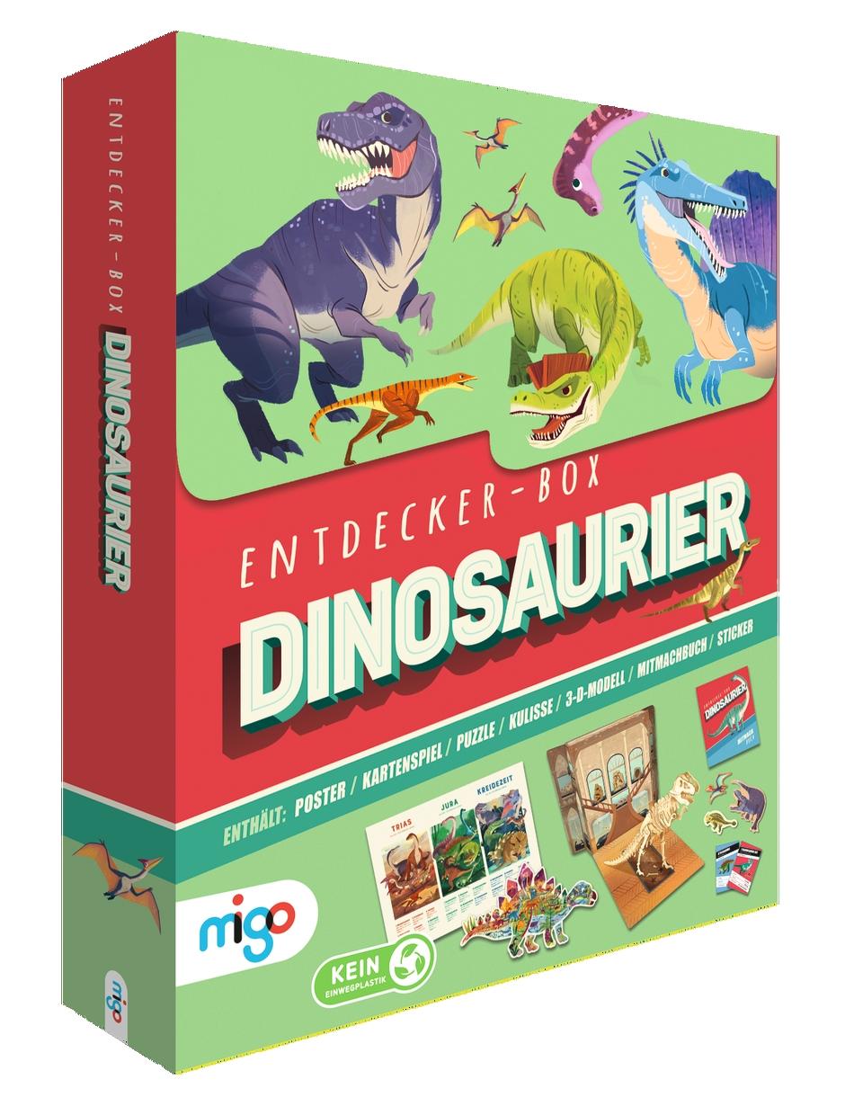 Vorderes Coverbild Entdecker-Box: Dinosaurier