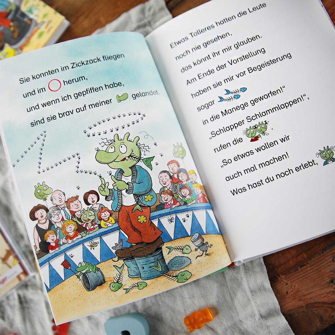 Beispielinhalt (Bild) Die Olchis. Olchi-Opas krötigste Abenteuer