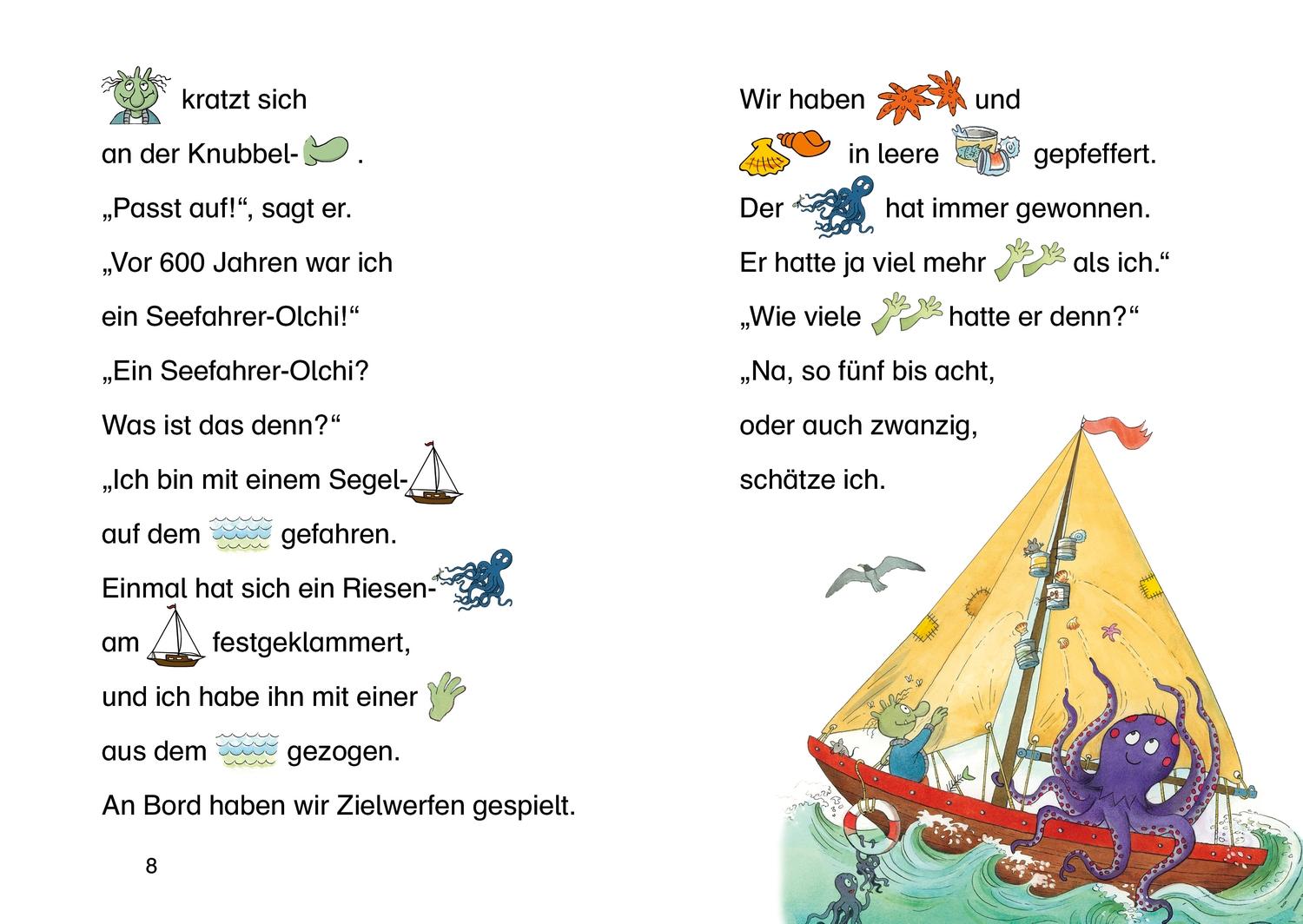 Beispielinhalt (Bild) Die Olchis. Olchi-Opas krötigste Abenteuer