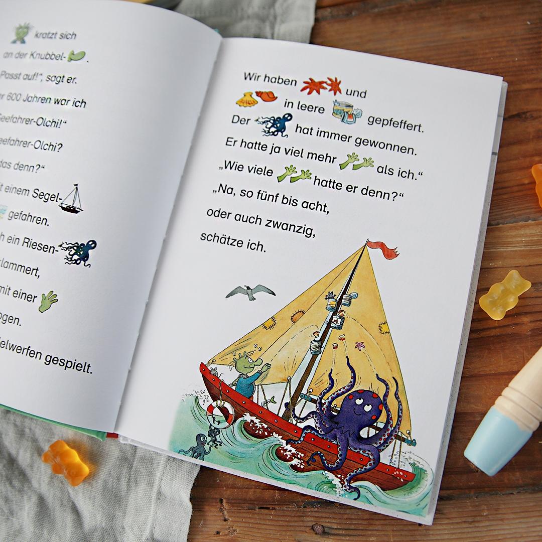 Beispielinhalt (Bild) Die Olchis. Olchi-Opas krötigste Abenteuer