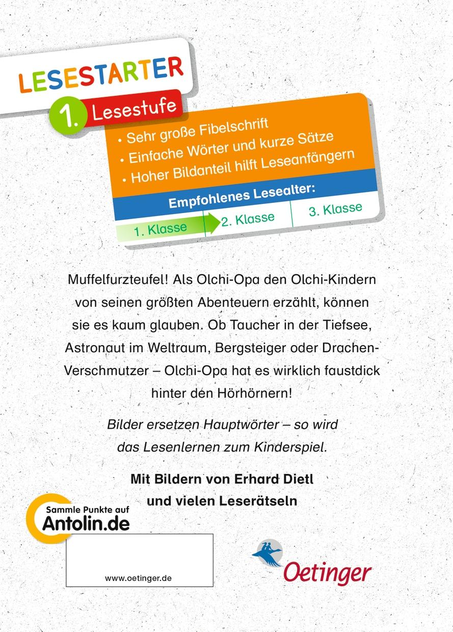 Rückseitencover Die Olchis. Olchi-Opas krötigste Abenteuer