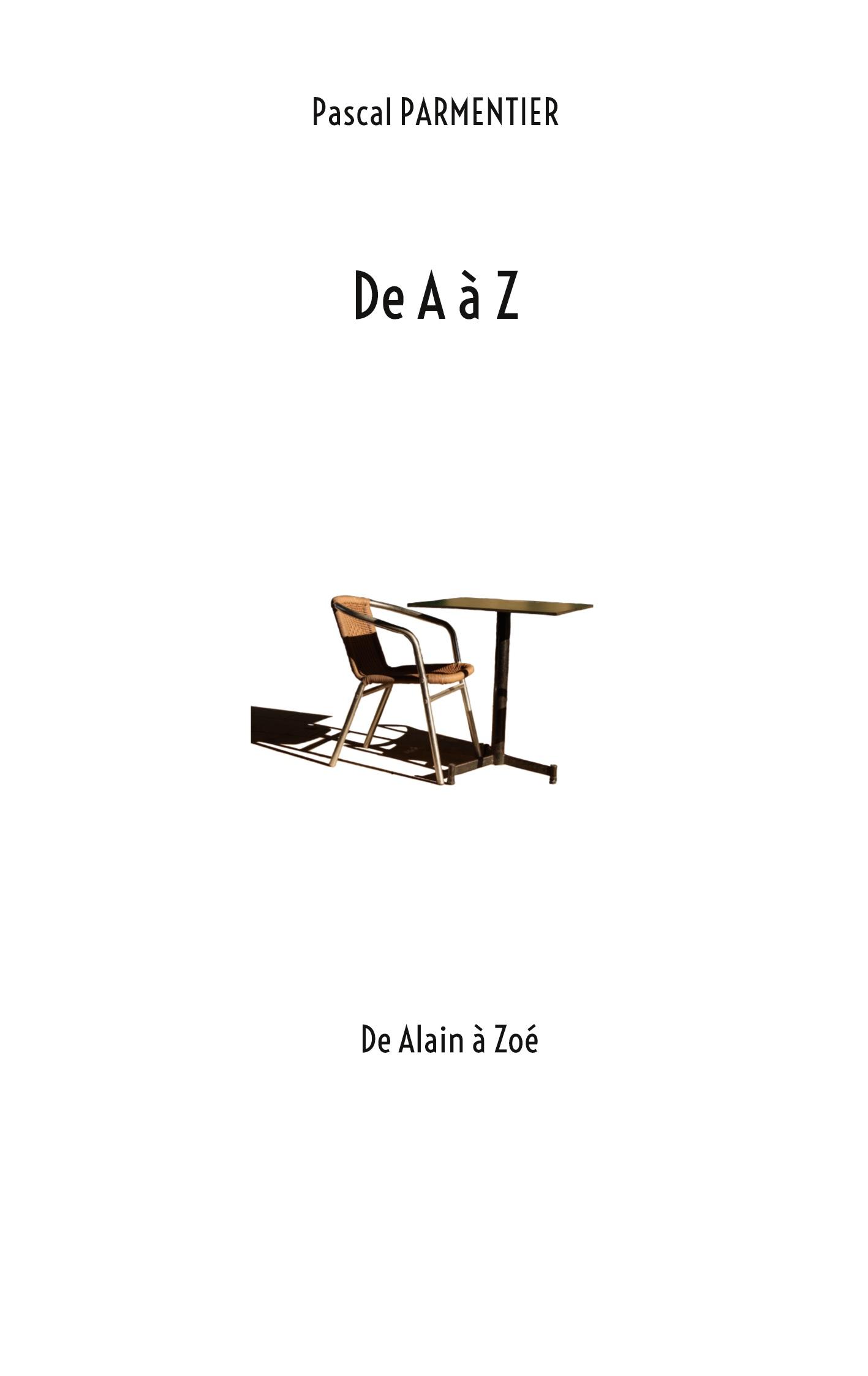 Vorderes Coverbild De A à Z