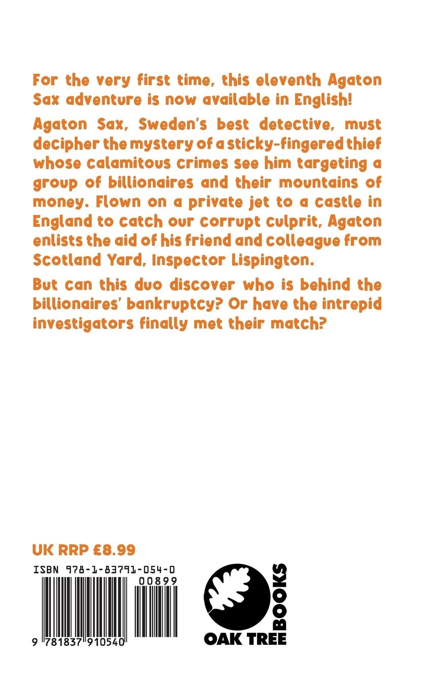 Rückseitencover Agaton Sax and the Cashless Billionaires