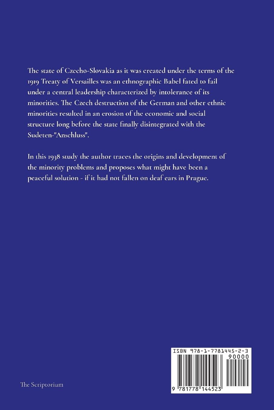 Rückseitencover Czecho-Slovakia Within