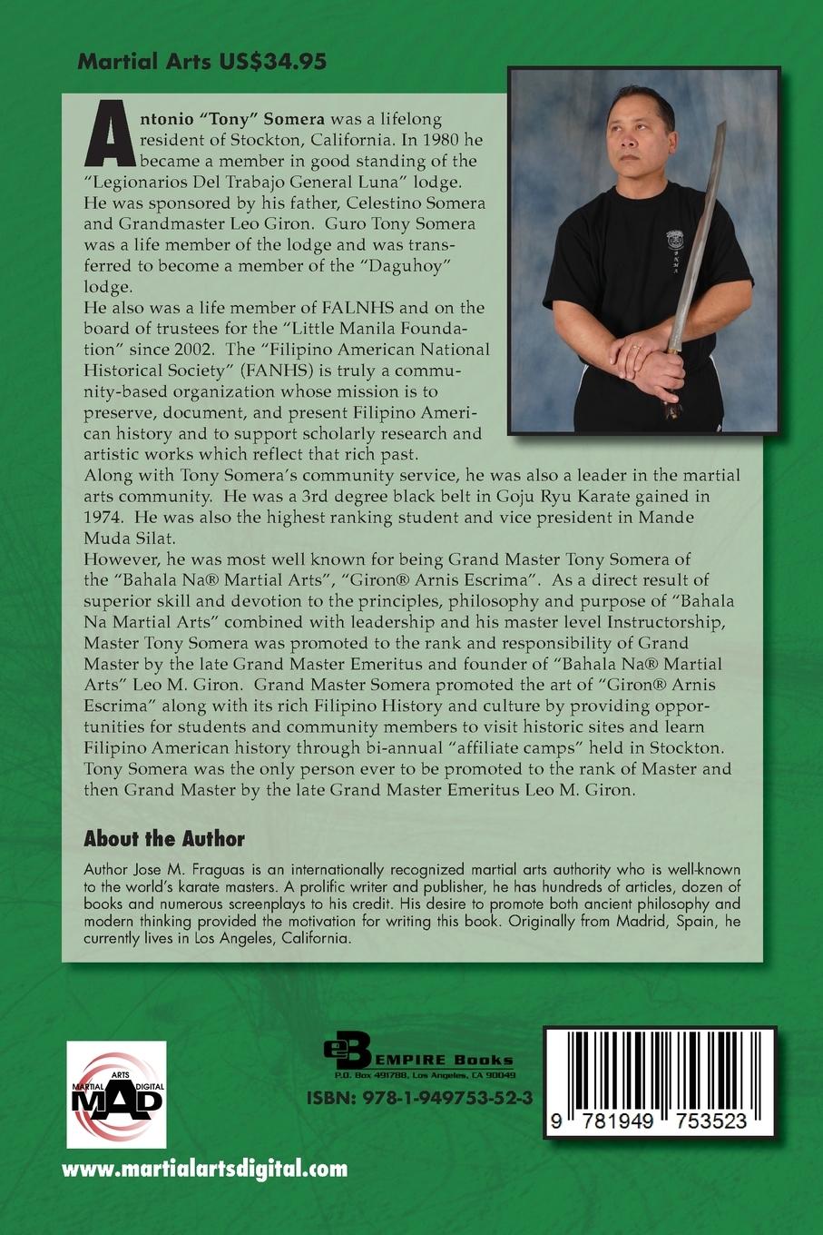 Rückseitencover ANTONIO SOMERA