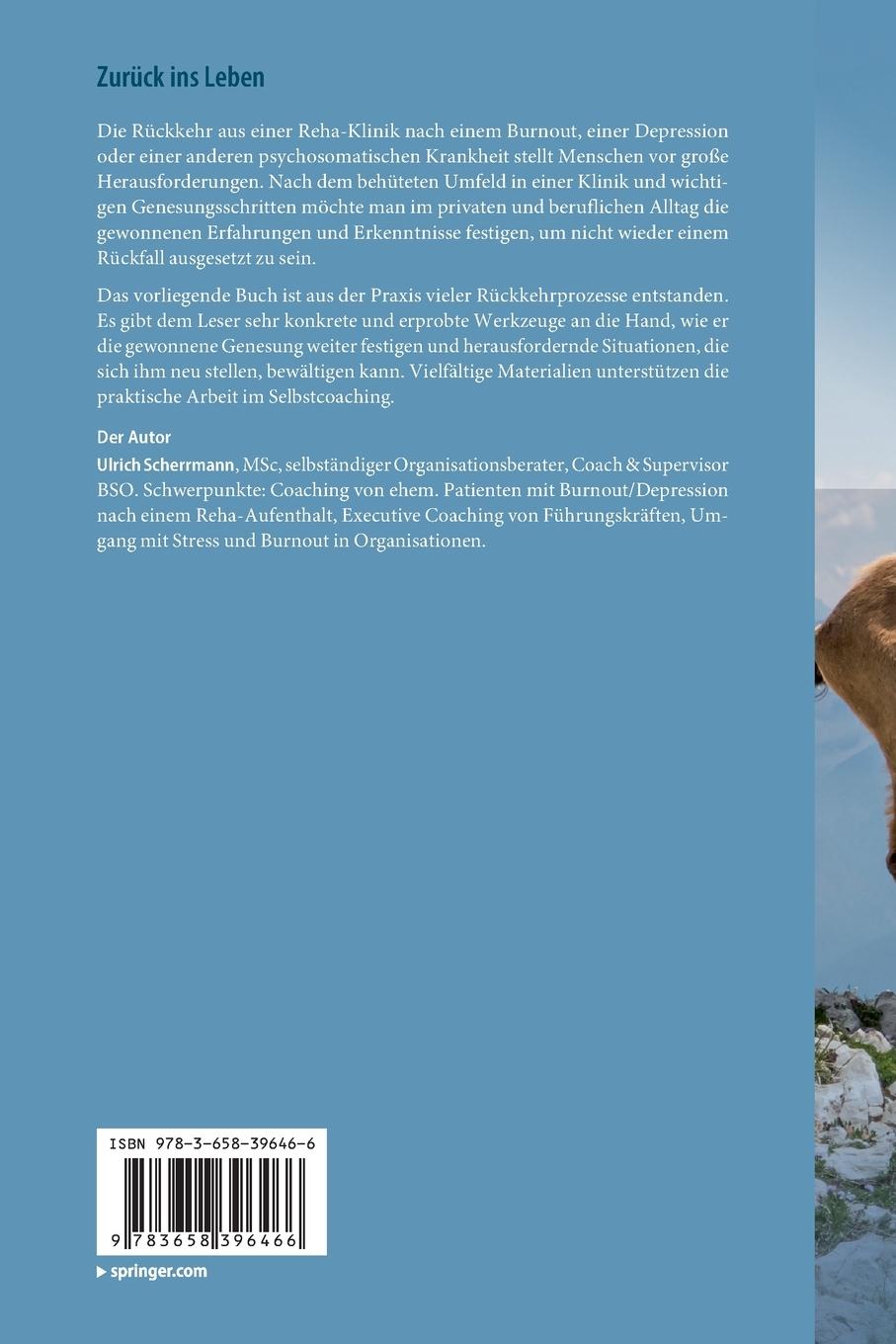 Rückseitencover Zurück ins Leben