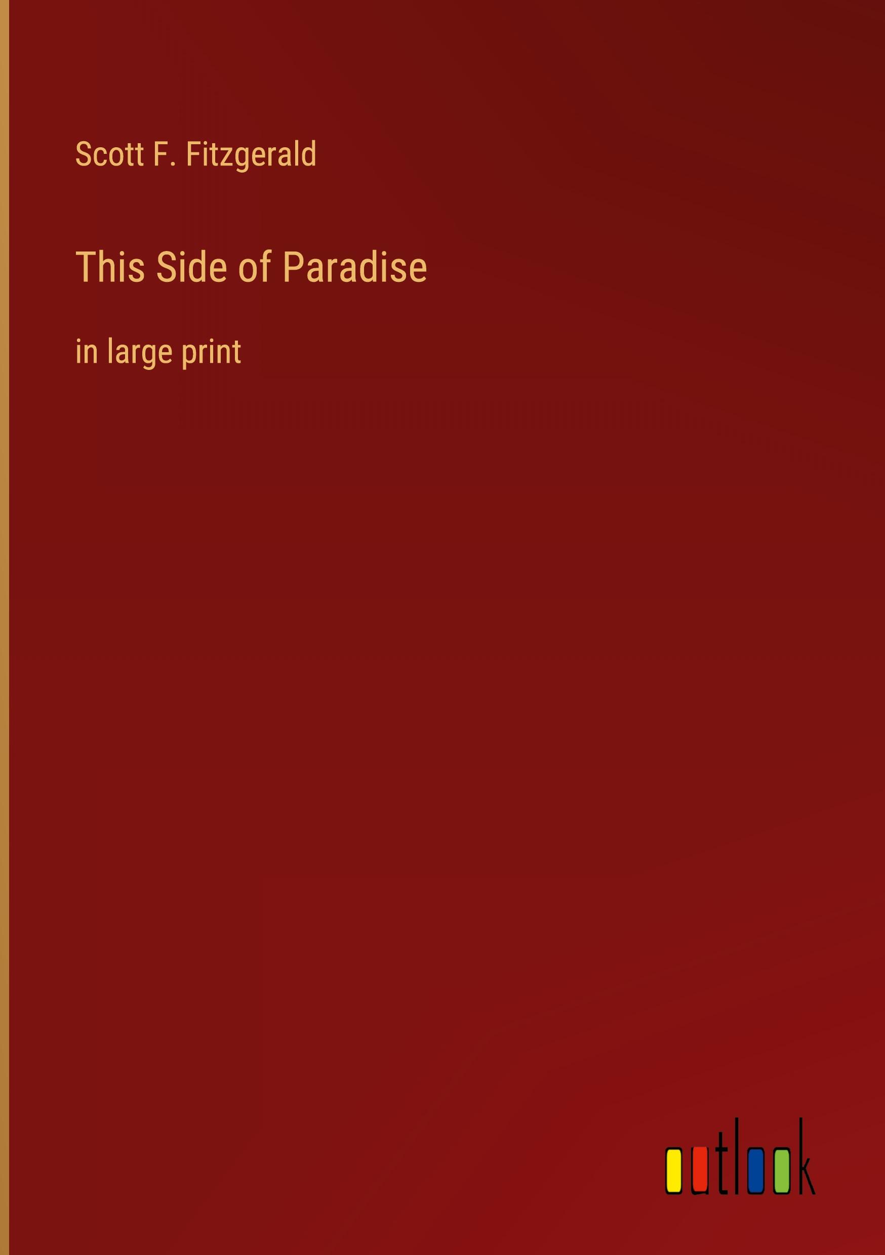 Vorderes Coverbild This Side of Paradise