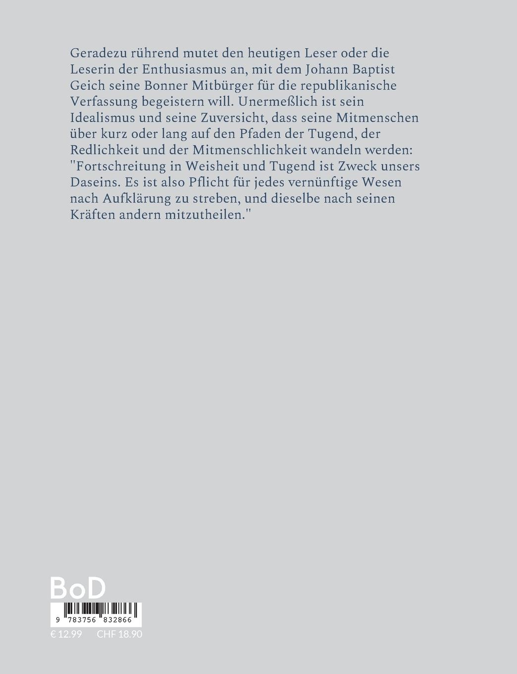 Rückseitencover Bonner Dekadenschrift 1795