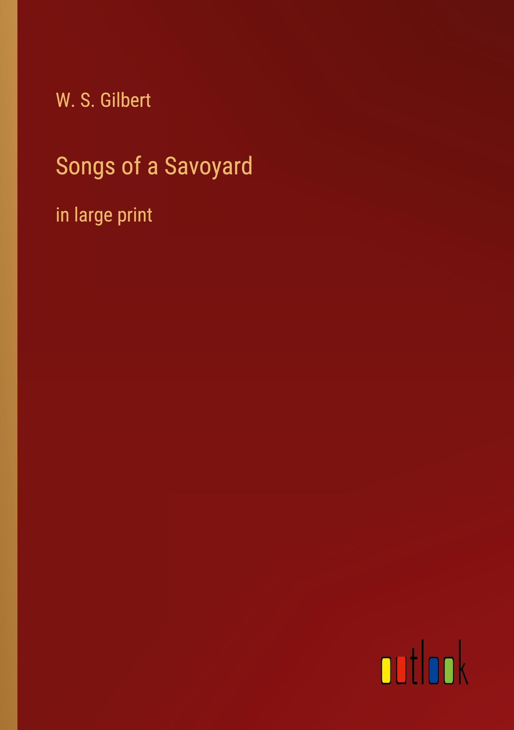 Vorderes Coverbild Songs of a Savoyard