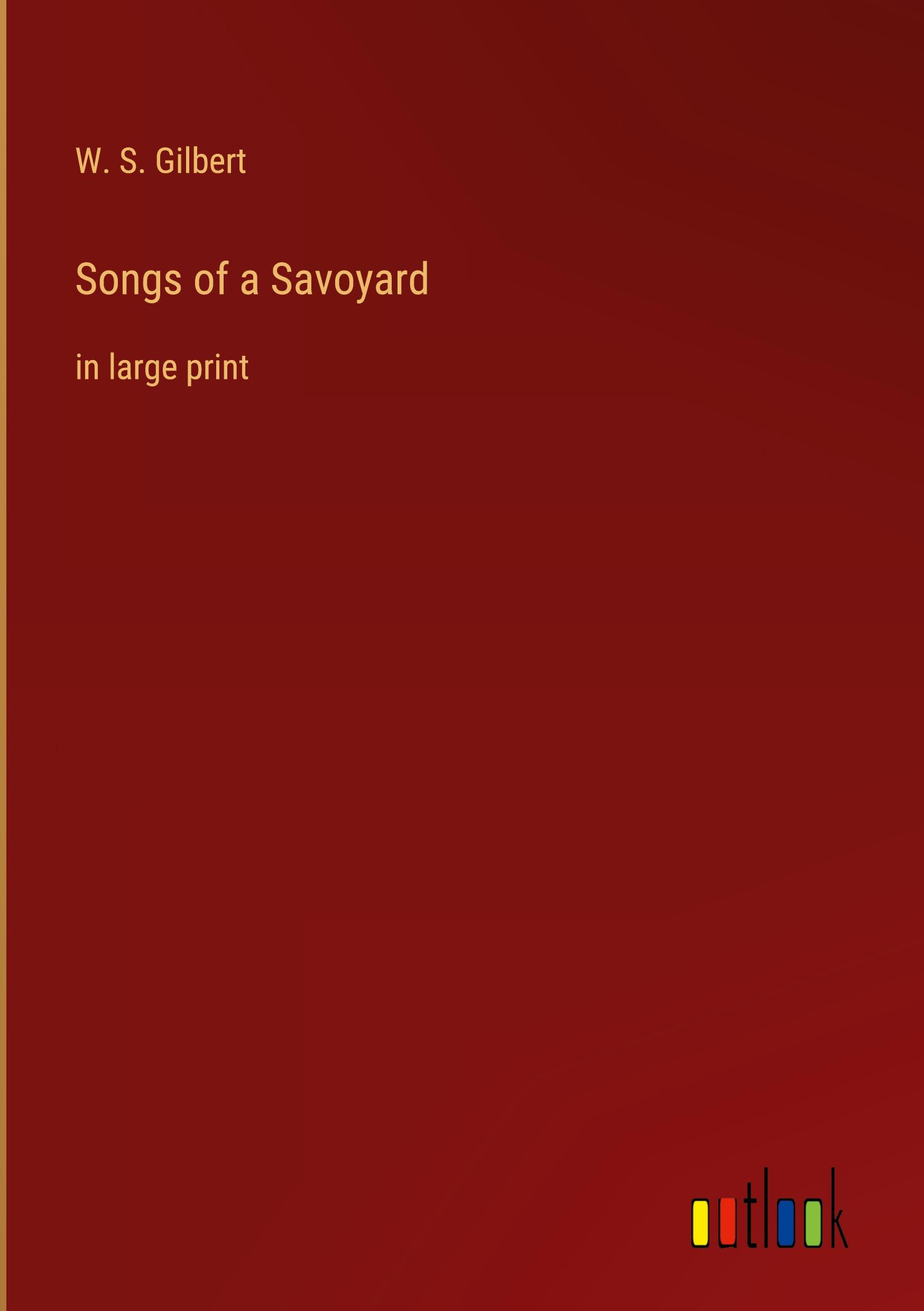Vorderes Coverbild Songs of a Savoyard