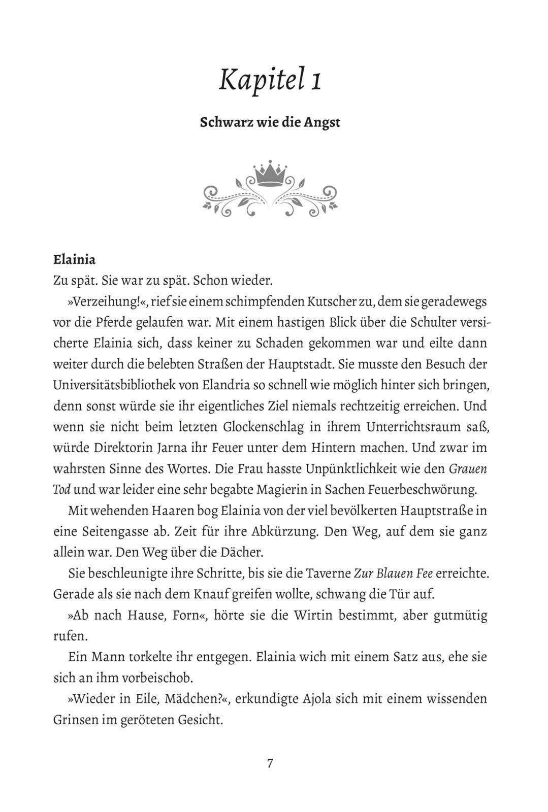 Beispielinhalt (Bild) The Crow Queen 1: Magische Gaben