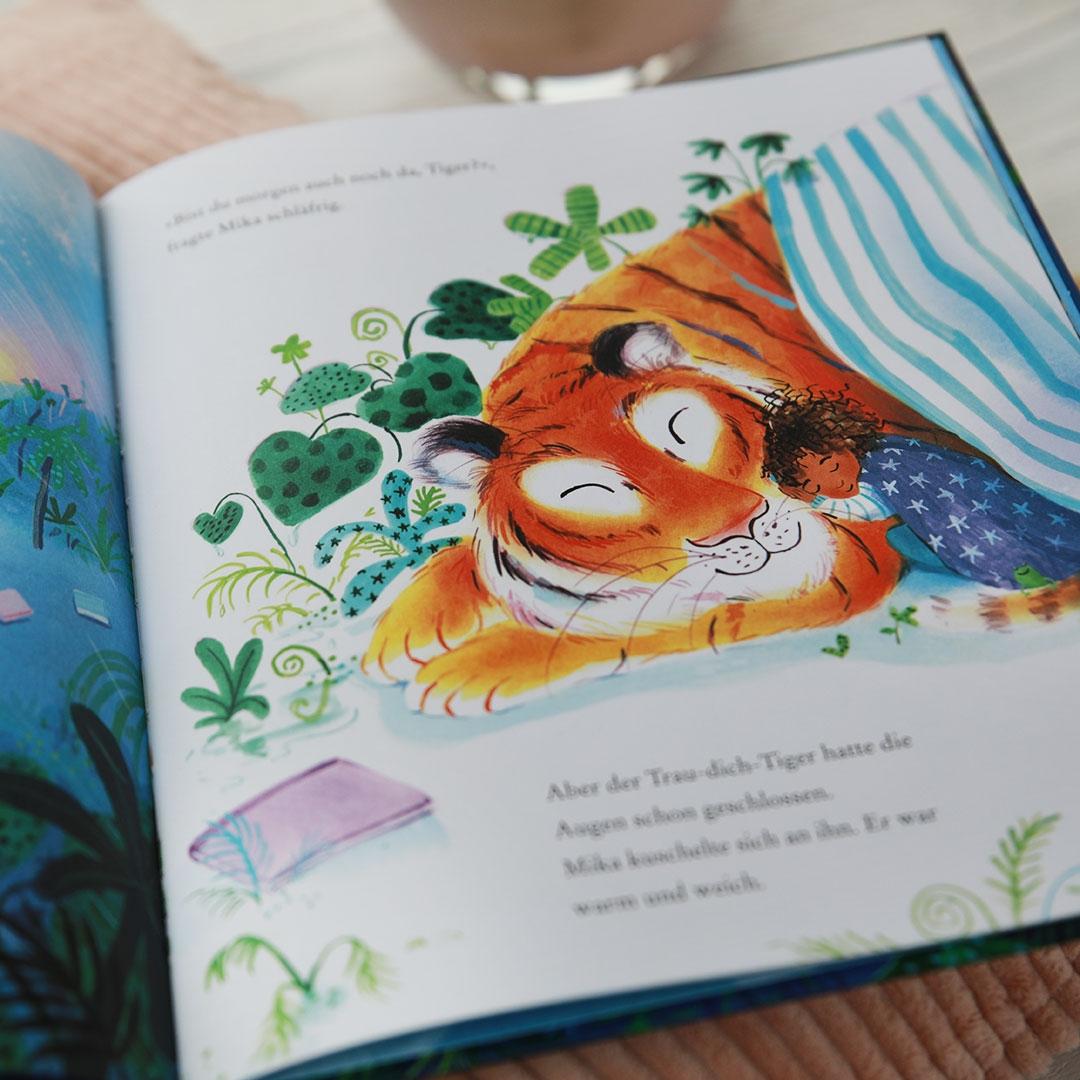 Beispielinhalt (Bild) Der Trau-dich-Tiger