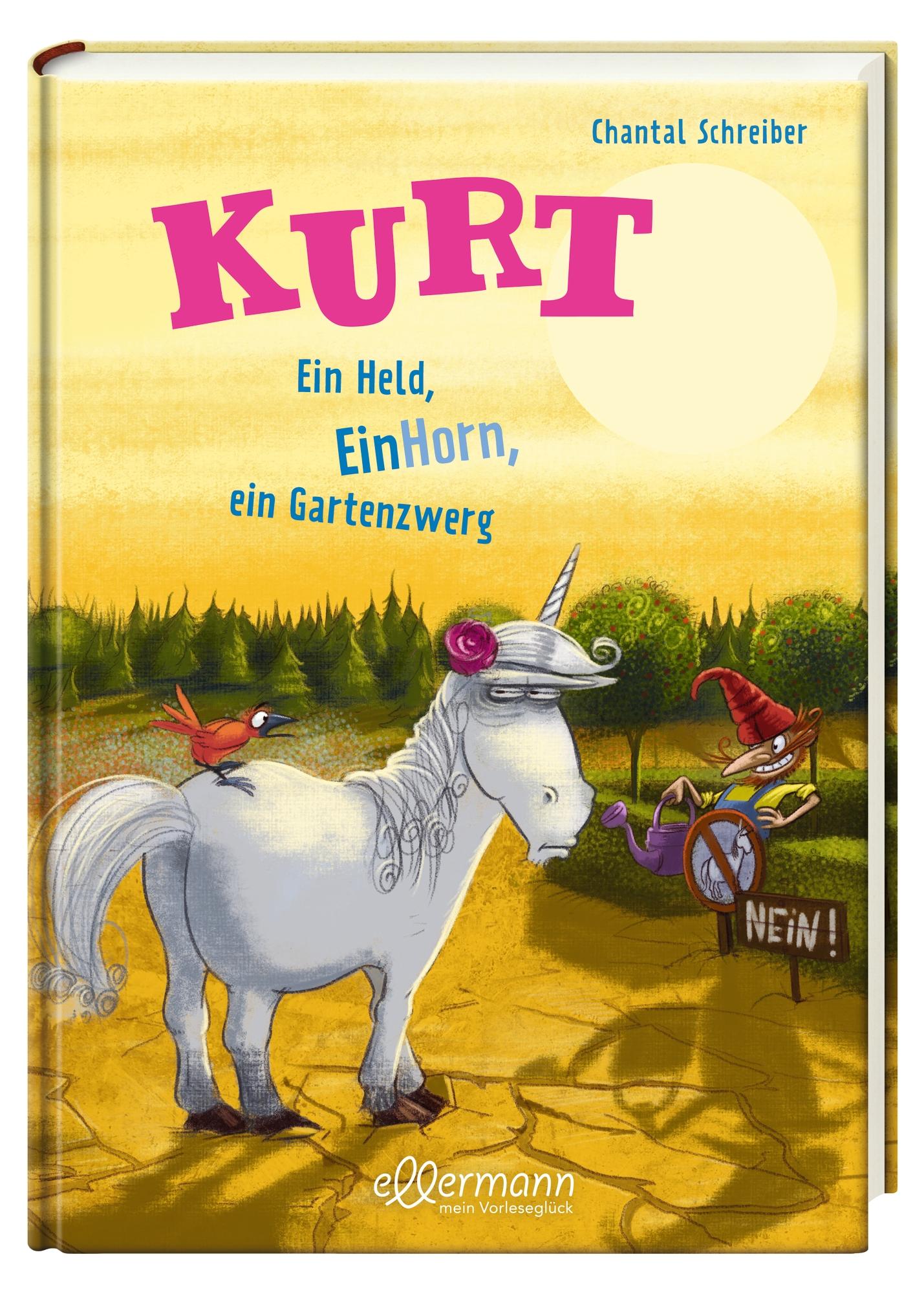Beispielinhalt (Bild) Kurt, Einhorn wider Willen 5. Ein Held, EinHorn, ein Gartenzwerg