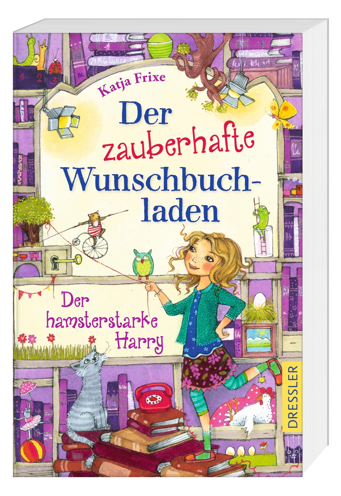 Beispielinhalt (Bild) Der zauberhafte Wunschbuchladen 2. Der hamsterstarke Harry