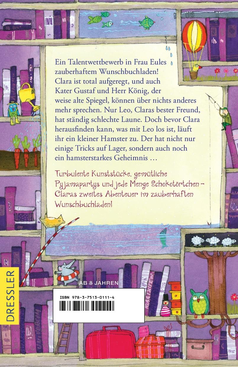 Rückseitencover Der zauberhafte Wunschbuchladen 2. Der hamsterstarke Harry