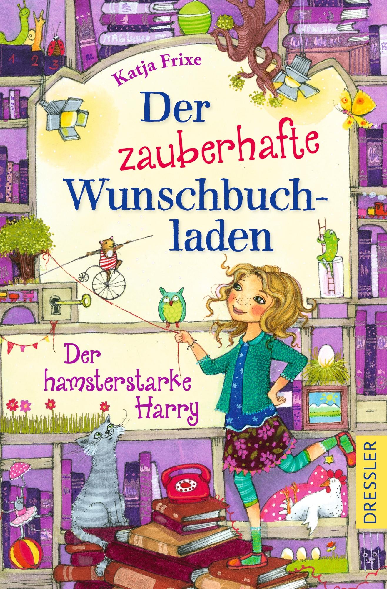 Vorderes Coverbild Der zauberhafte Wunschbuchladen 2. Der hamsterstarke Harry
