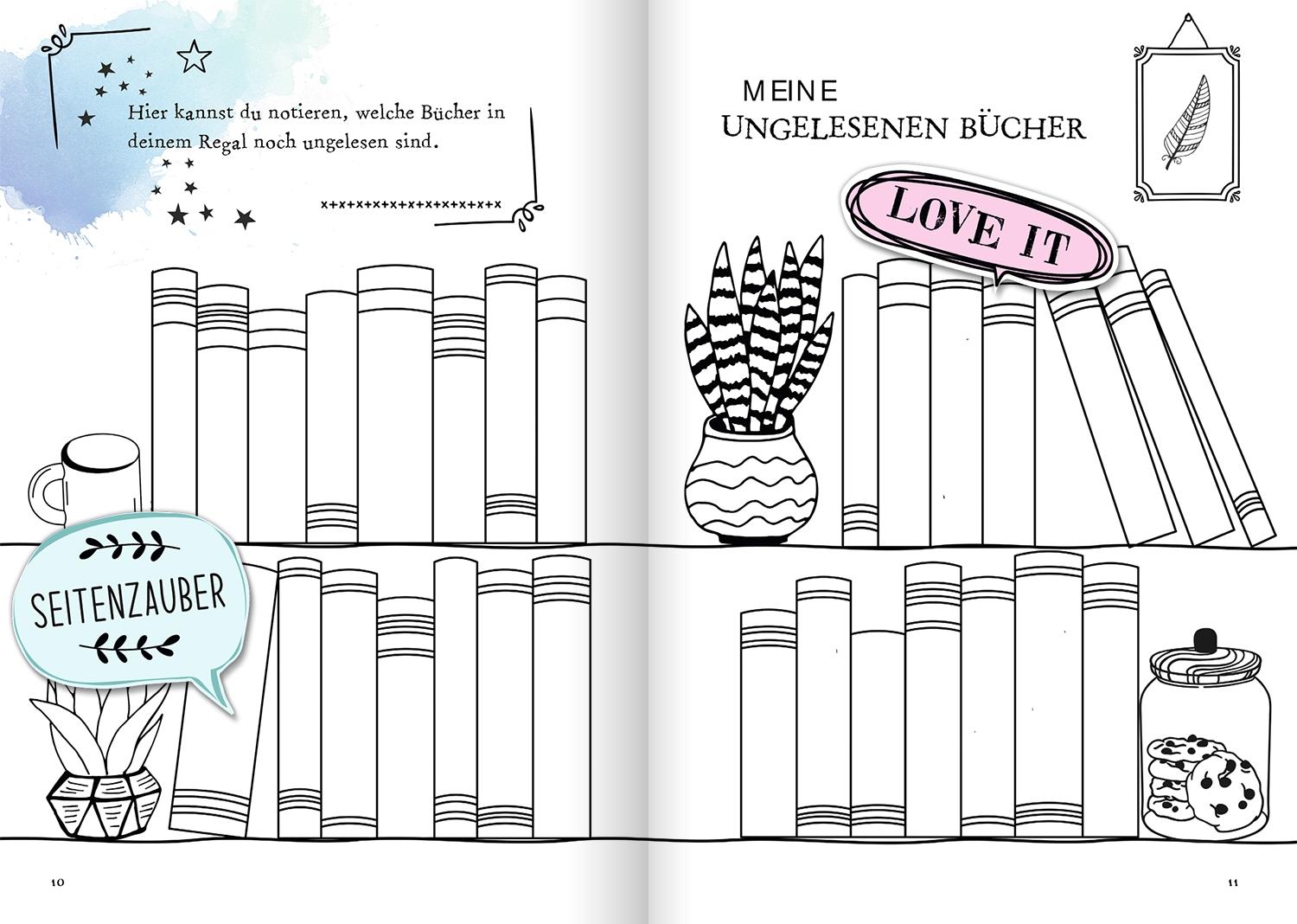 Beispielinhalt (Bild) Mein Book Journal. Von der erfolgreichen Buchbloggerin @liberiarium