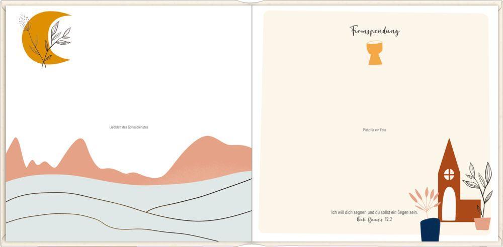 Beispielinhalt (Bild) Eintragalbum - Meine Firmung. Erinnerungen und Wünsche