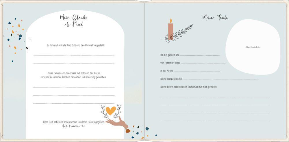 Beispielinhalt (Bild) Eintragalbum - Meine Firmung. Erinnerungen und Wünsche