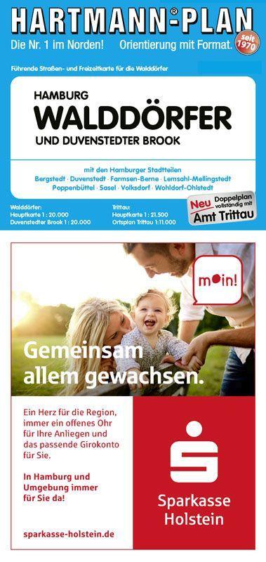 Vorderes Coverbild HARTMANN-PLAN Hamburg-Walddörfer und Duvenstedter Brook, 1:20.000 Stadtplan