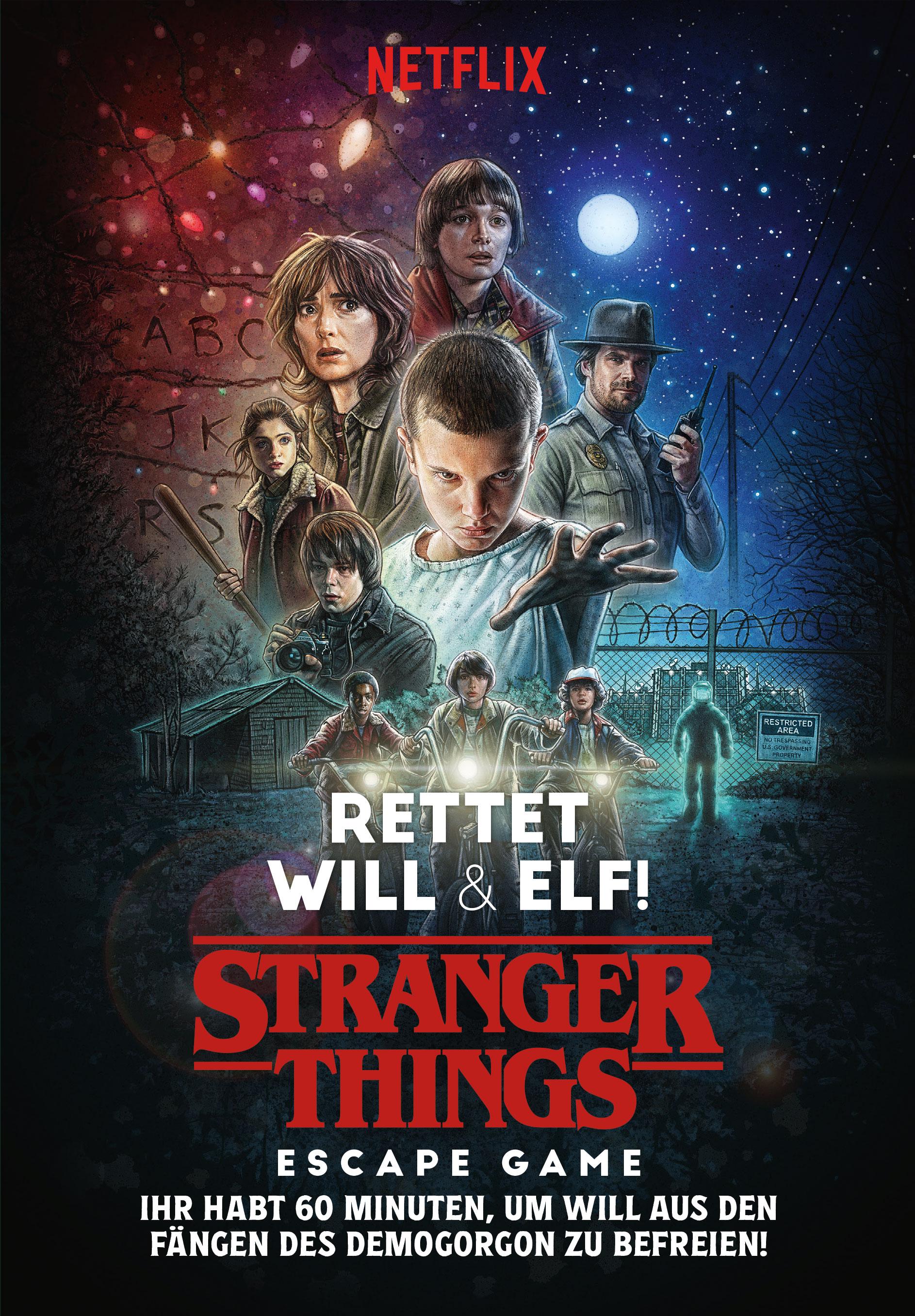 Vorderes Coverbild Stranger Things - Rettet Will und Elf!