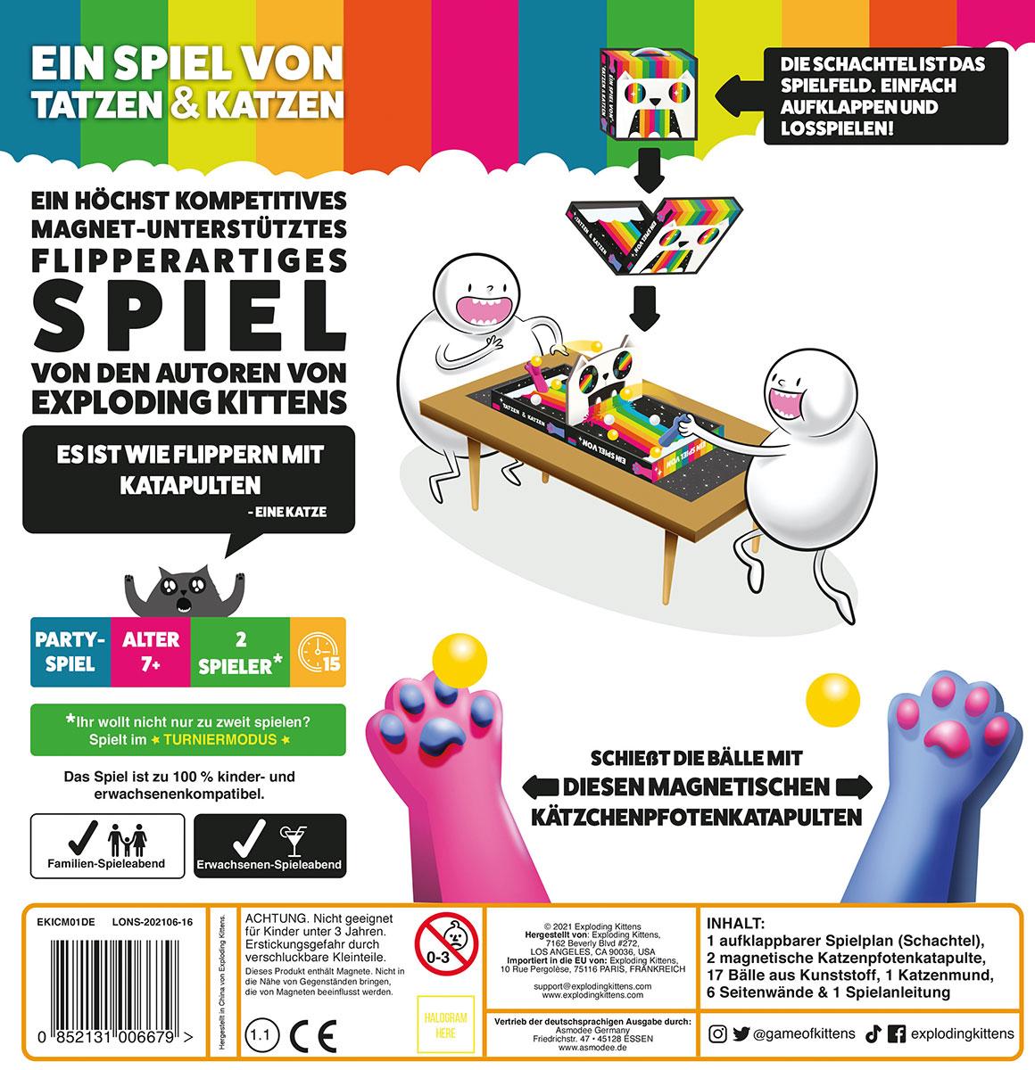 Beispielinhalt (Bild) Ein Spiel von Katzen und Tatzen