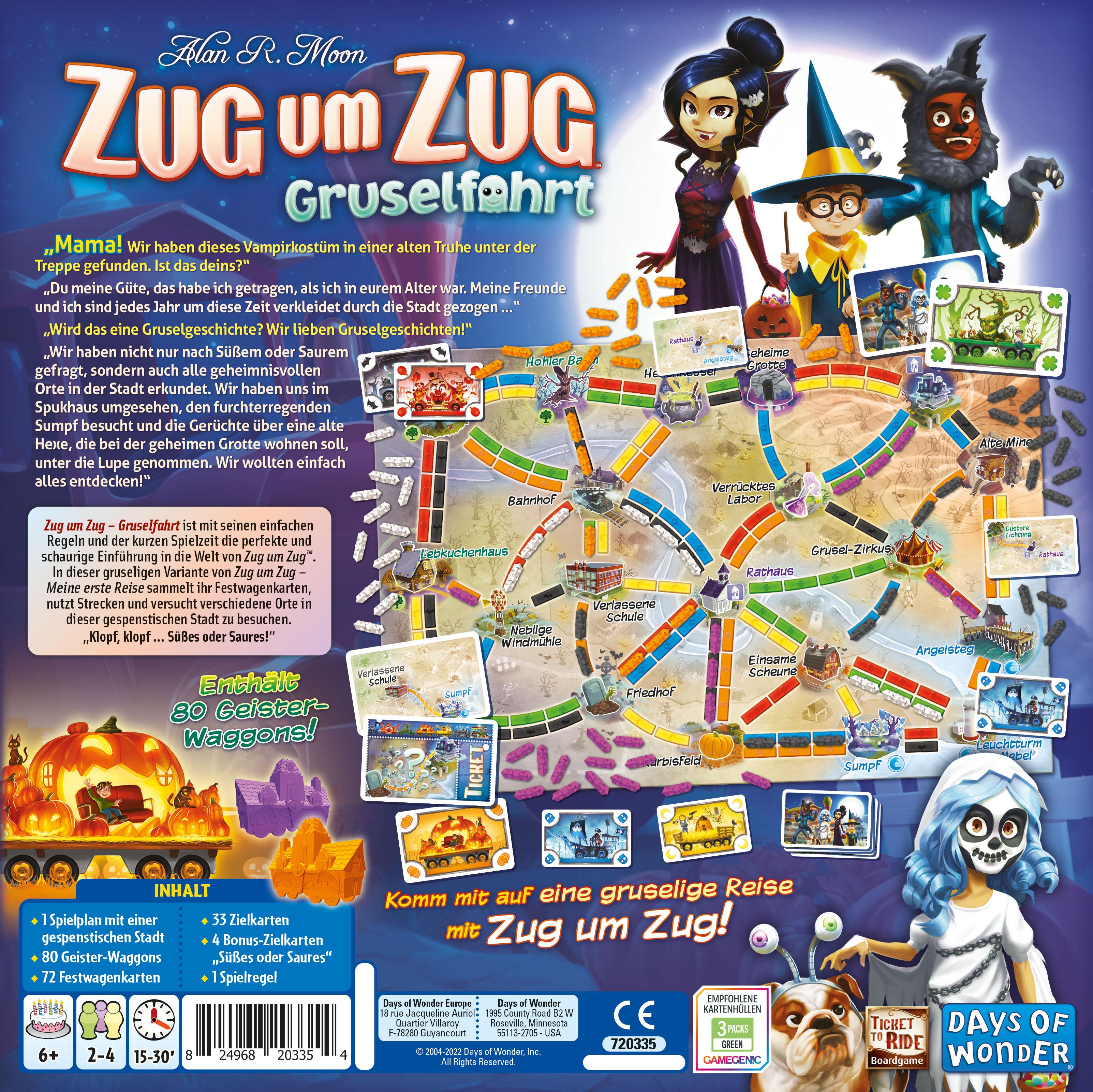 Beispielinhalt (Bild) Zug um Zug: Gruselfahrt