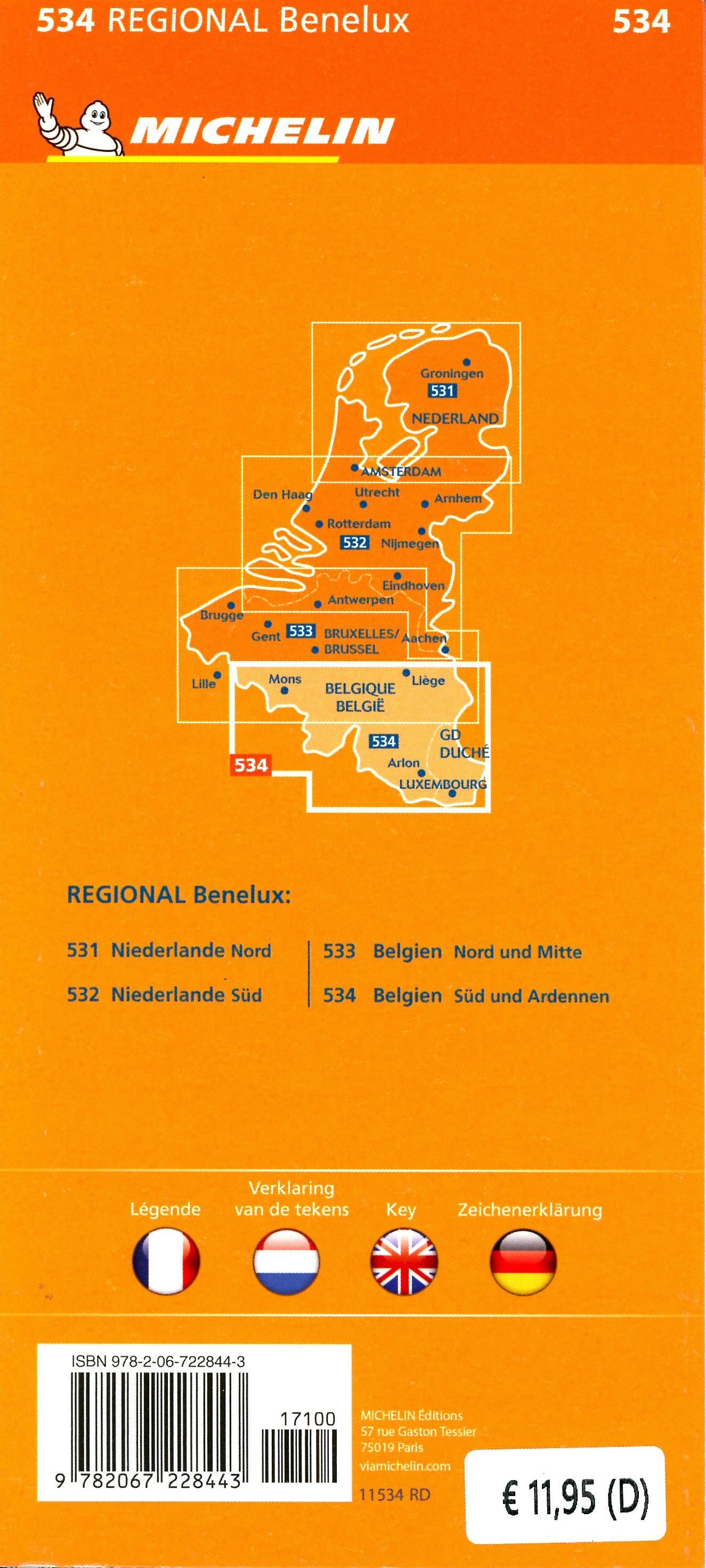 Beispielinhalt (Bild) Michelin Belgien Süd