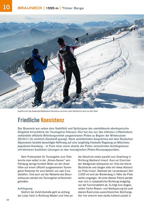 Beispielinhalt (Bild) Pistengehen und leichte Skitouren