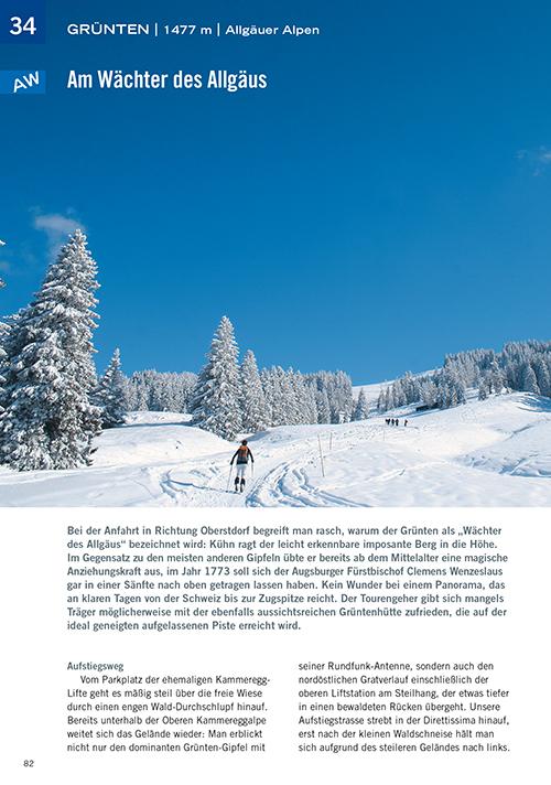 Beispielinhalt (Bild) Pistengehen und leichte Skitouren