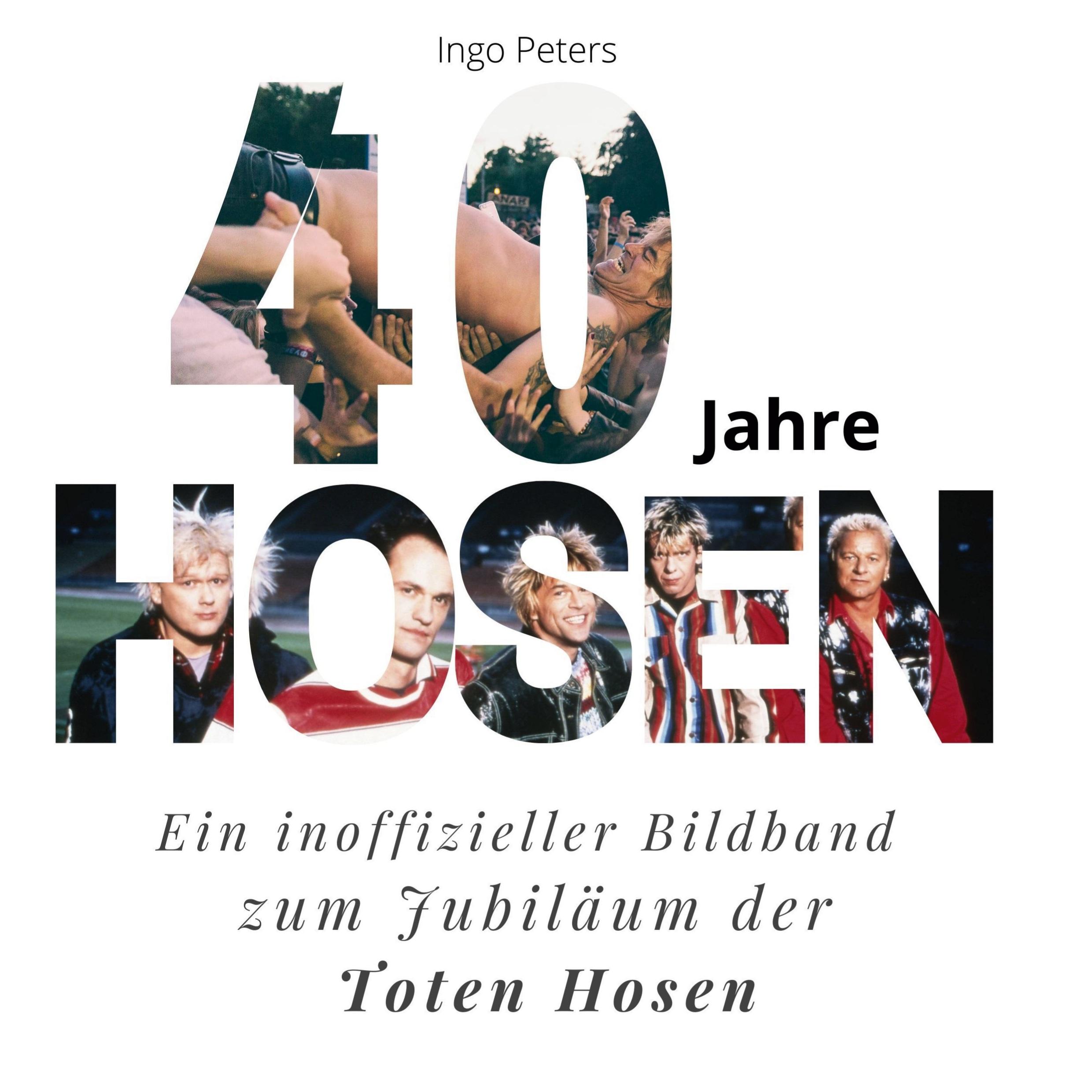 Vorderes Coverbild 40 Jahre Hosen