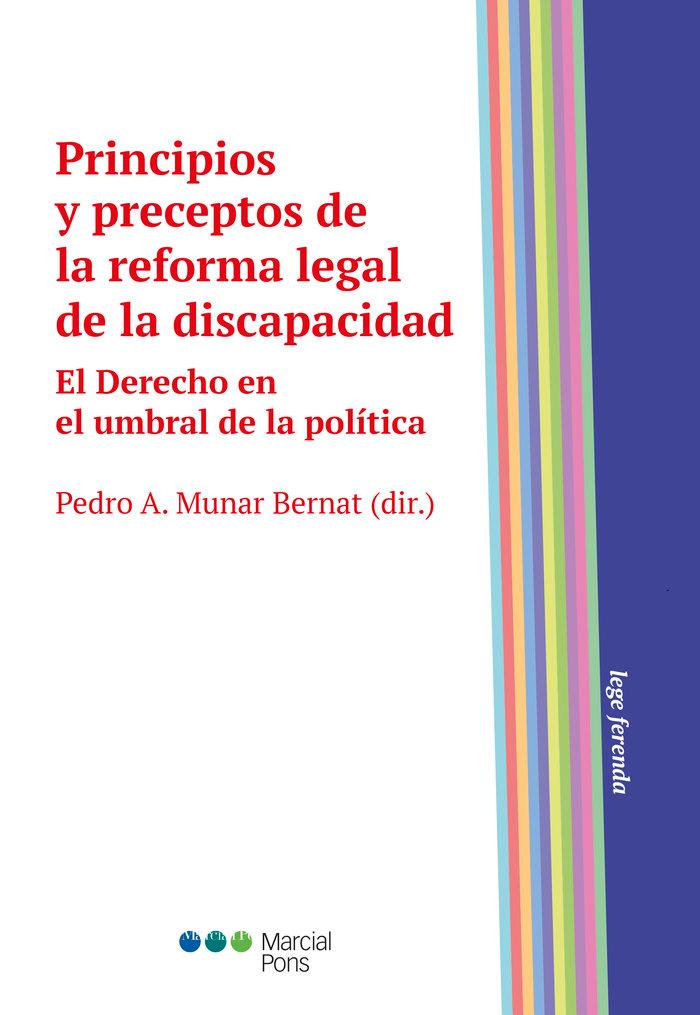 Vorderes Coverbild Principios y preceptos de la reforma legal de la discapacidad : el derecho en el umbral de la política