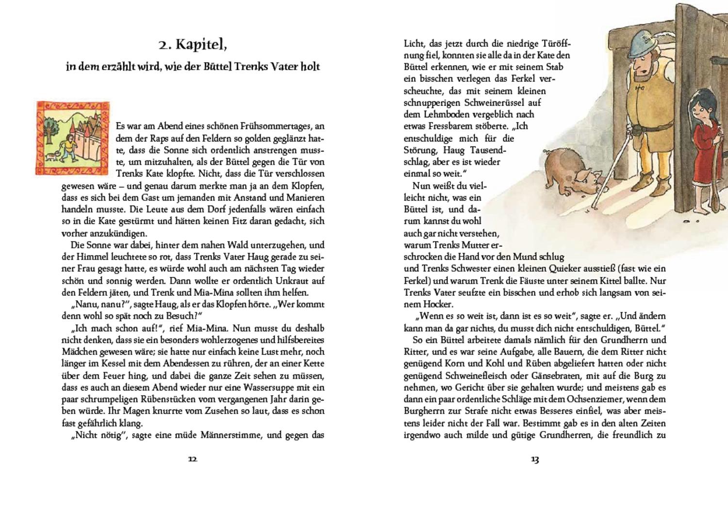 Beispielinhalt (Bild) Der kleine Ritter Trenk