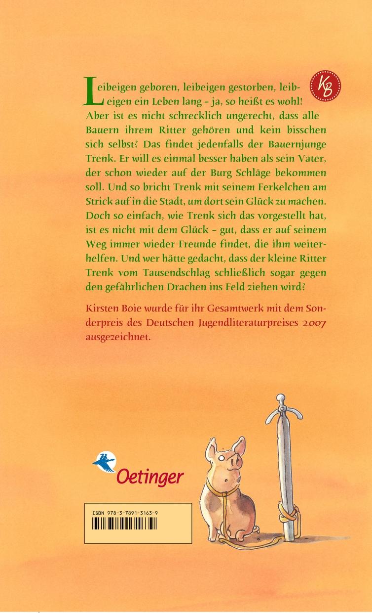 Rückseitencover Der kleine Ritter Trenk